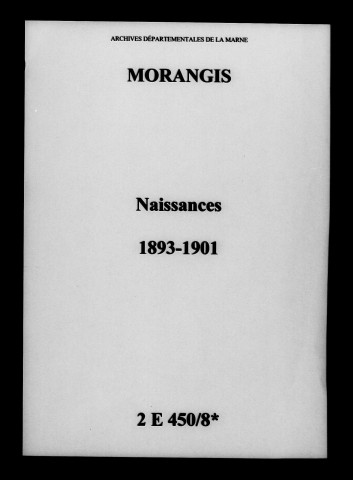 Morangis. Naissances 1893-1901