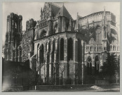 REIMS. Cathédrale de Reims. Chapelle de l'Archevêché et façade Sud-Est.