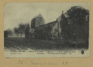 SOMMESOUS. Guerre 1914-1915. Sommesous. Bataille de la Marne. L'Église entièrement brulée. Sommesous. The church entirely burned.