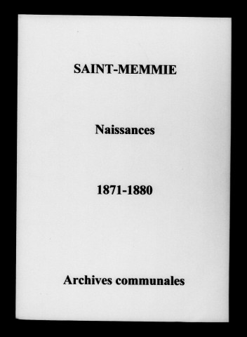Saint-Memmie. Naissances 1871-1880