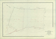 Saint-Jean-sur-Moivre (51490). Section ZL échelle 1/2000, plan remembré pour 1967, plan régulier (papier armé)