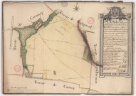 Plan de la terre et seigneurie de La Neuville-lez-Cormicy (1780), Pierre Villain