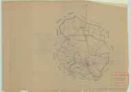Thoult-Trosnay (Le) (51570). Tableau d'assemblage échelle 1/10000, plan mis à jour pour 01/01/1933, non régulier (papier)