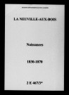 Neuville-aux-Bois (La). Naissances 1830-1870