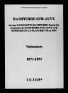 Dampierre-sur-Auve. Naissances 1871-1891