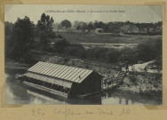 CONFLANS-SUR-SEINE. Le lavoir et la vieille Seine.
Édition PalbroisJ. Bourgogne : Château-Thierry.Sans date