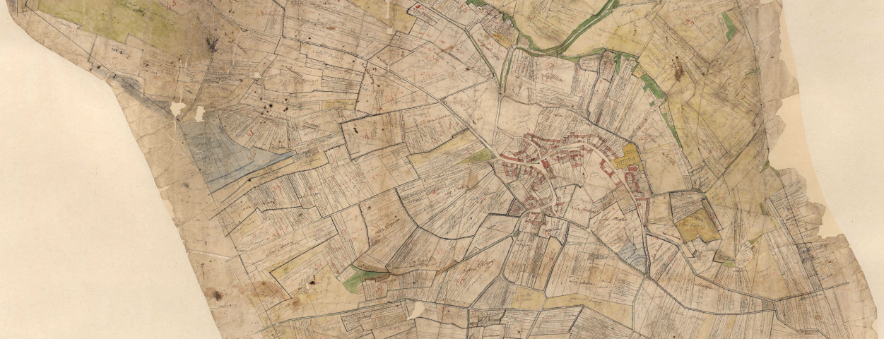Plan du village et terroir de Chenay (1779), Villain