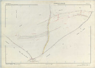 Coupéville (51179). Section YE échelle 1/2000, plan remembré pour 1977 (extension sur Saint-Amand-sur-Fion section ZM), plan régulier (papier armé)