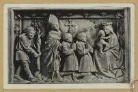 CHÂLONS-EN-CHAMPAGNE. Église Saint-Loup. Bas-relief de 1430 environ.