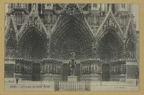 REIMS. Cathédrale - Le grand Portail / V.T., Reims.