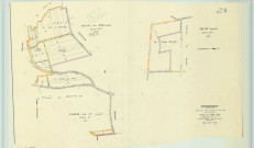Avenay-Val-d'Or (51028). Section ZA échelle 1/2000, plan remembré pour 1961, plan régulier (papier).