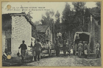 BOUY. 1169-La Grande Guerre 1914-1916-Bouy-Route de Mourmelon-le-Grand / Express, photographe.
(75 - ParisPhototypie Baudinière).1914-1916