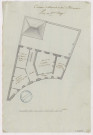 Caserne de maréchaussée de Dormans. Plan au 2ème étage, 1773.