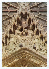REIMS. Cathédrale de Reims (XIIIe s.). Façade ouest - portail central, le couronnement de la Vierge. 51.280.019.
Moisenay-le-PetitÉditions Gaud.1918