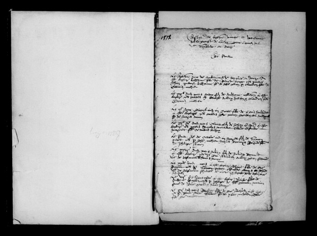 Lachy. Baptêmes, mariages, sépultures 1572-1748