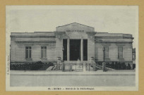 REIMS. 22. Entrée de la Bibliothèque.
Reims[s.n.].Sans date