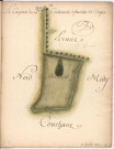 Cayet des plans et figures des prés de l'hotel Dieu de Sainte Manéhould, 1761. Plan n° 33 : la Carpière du rû.