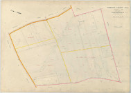 Dommartin-Lettrée (51212). Section ZB échelle 1/2000, plan remembré pour 1967, plan régulier (papier armé)