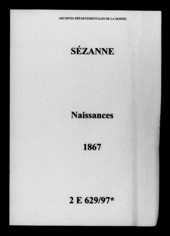 Sézanne. Naissances 1867
