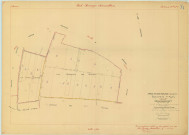 Pontfaverger-Moronvilliers (51440). Section Y1 échelle 1/2000, plan remembré pour 1955, plan régulier (papier).