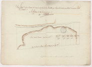 Châlons-sur-Marne. Plan de la carrière de craie où ont été pris les remblais qui forment les levées aux abords du nouveau Pont de Marne, 1790.