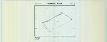 Vaudemange (51599). Section ZY 2 échelle 1/2000, plan remembré pour 2005, plan régulier (calque)