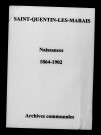 Saint-Quentin-les-Marais. Naissances 1864-1902