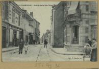 AY. Entrée de la rue Thiers.
AyP. Baudet.[vers 1907]