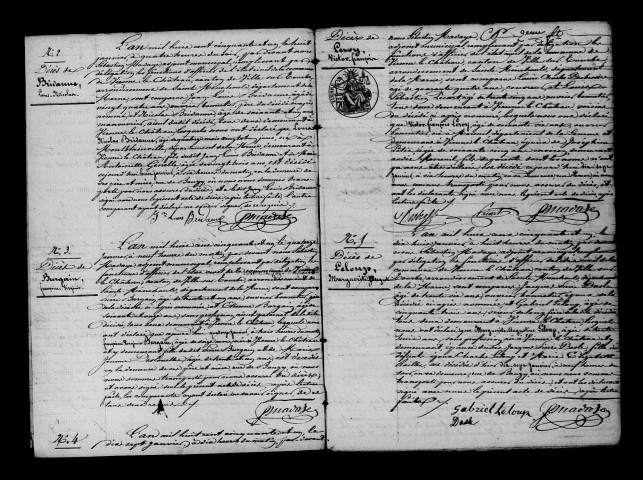 Vienne-le-Château. Décès 1851-1870