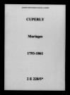 Cuperly. Mariages 1793-1861
