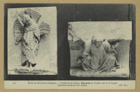 REIMS. 574. Musée de Sculpture comparée. Cathédrale de Reims, figures du Portail sud de la façade (seconde moitié du VIIIe siècle) / N.D., phot.