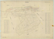 Sézanne (51535). Section H6 échelle 1/1000, plan renouvelé pour 01/01/1954, régulier avant 20/03/1980 (papier)
