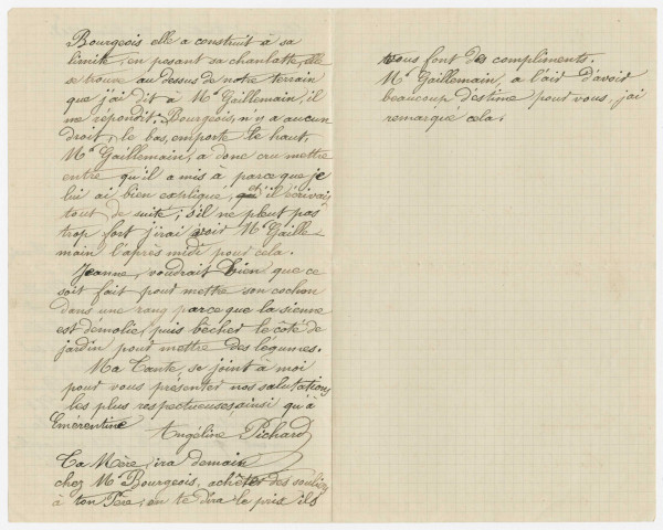 Correspondance de la famille Prégardin - Steffgen (1 Num 43)