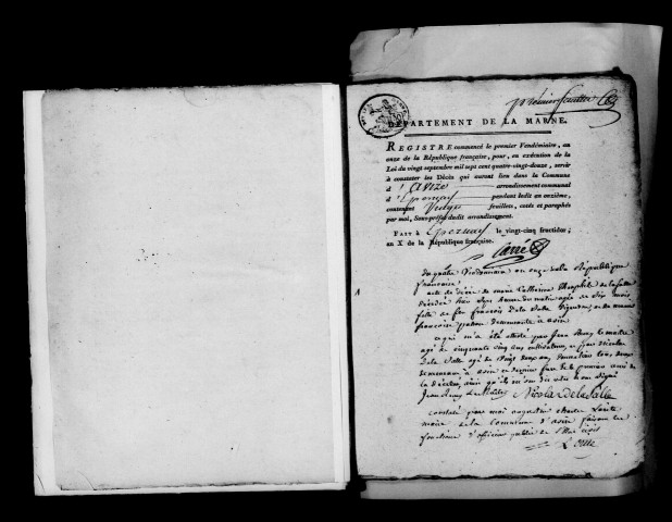 Avize. Décès an XI-1832