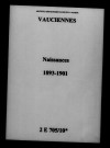 Vauciennes. Naissances 1893-1901