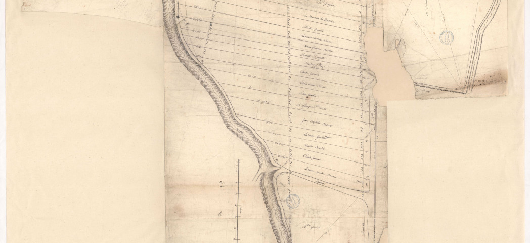 Plan du terrain de la nouvelle pépinière de Chaalons, 1784.