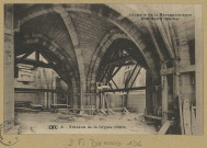DORMANS. 3-Chapelle de La Marne-Dormans-3-Travaux de la crypte (1923) / Ch. Brunel, photographe à Matougues.
MatouguesPhoto Édition Or Ch. Brunel.[vers 1923]