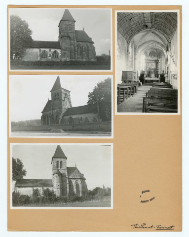 Cartes postales et photographies. Communes de Thibie à Troissy.