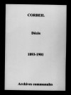 Corbeil. Décès 1893-1901
