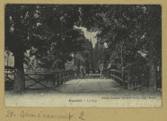AUMÉNANCOURT. Guerlet (Marne)-Le pont* / E. Mulot, photographe à Reims.
Édition Antoine.[vers 1908]