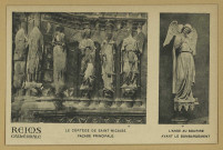 REIMS. 18. Reims Cathédrale - Le Cortège de Saint-Nicaise - façade principale - L'Ange au Sourire avant le bombardement.Collection Antony-Thouret, Société des Amis de la Cathédrale de Siège à Paris, 10 rue Coëtlogon