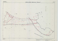 Arzillières-Neuville (51017). Section ZK échelle 1/2000, plan remembré pour 1988 (extension sur Saint-Rémi-en-Bouzemont-Saint-Genest-et-Isson ZB), plan régulier (calque)