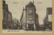 REIMS. Reims avant la Grande Guerre. Rue Henri IV et Rue de Mars.
ÉpernayThuillier.Sans date