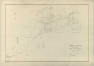 Hauteville (51286). Section AB échelle 1/5000, plan renouvelé pour 1960, plan régulier (papier armé)