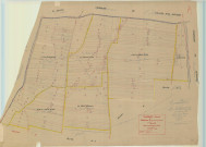 Chamery (51112). Section A1 échelle 1/1250, plan mis à jour pour 1944, plan non régulier (papier).