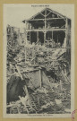 CHÂLONS-EN-CHAMPAGNE. Guerre 1914-1918. La Marne bombardée.