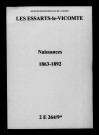Essarts-le-Vicomte (Les). Naissances 1863-1892