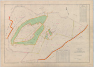 Contault (51166). Section ZI échelle 1/2000, plan remembré pour 1963, plan régulier (papier armé)
