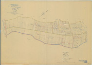 Vert-Toulon (51611). Section D2 échelle 1/1250, plan MIs à jour pour 1958, plan non régulier (papier)