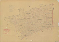 Vaudesincourt (51600). Section A4 échelle 1/2500, plan mis à jour pour 1936, plan non régulier (papier).